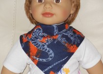Lizard-Print-bib