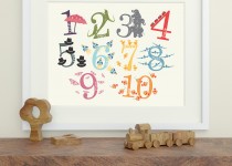 Decorative-Number-10x8in