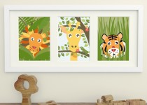 Lion-Giraffe-Tiger