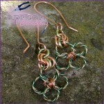 Twisted-Wire-Clover-Earrings