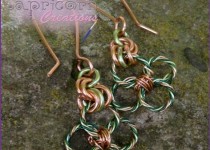 Twisted-Wire-Clover-Earrings