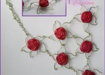 Wire-and-Jewel-Enamel-Rose-Bib-Necklace