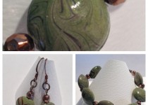 mottled-green-beads-bracelet-and-earrings