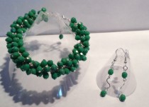 turquoise-green-cluster-bracelet-and-earrings