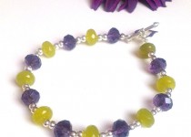 Amethyst-and-Peridot-bracelet