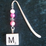 Bookmark-M-Scrabble-Pink