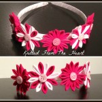 Pink-White-Flower-Headband