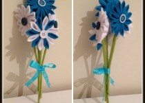 Teal-White-Bouquet-Supermums