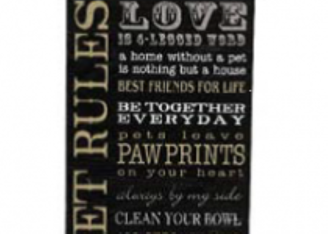 New-View-Life-Rules-MDF-Wall-Plaque-Pet