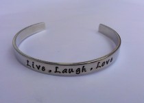 live-laugh-love-cuff