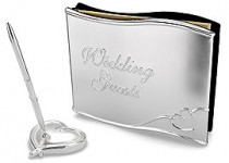 silver-guest-book-and-pen-set