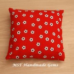 Red-Football-Cushion