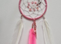 pink-base-dreamcatcher-and-pink-and-white-feathers