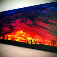 silhouettes-at-sunset-canvas