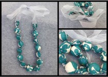 Vintage-green-floral-necklace