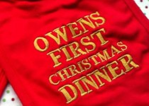 personalised-first-christmas-dinner-and-first-christmas-dinner-bibs