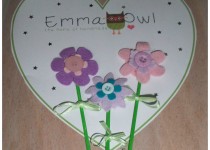 felt-flowers-pink-and-purple
