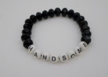Black-personalised-stone-bracelet