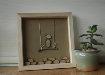 dog-on-a-swing-wood-art-framed-maisiboomakes.com