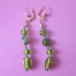 Green-glass-drop-earrings